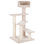 TRIXIE Tulia Senior 40.2" Cat Tower, 4-Level Cat Tree, Sisal Scratching Posts, Plush Platforms, Top Platform Bed
