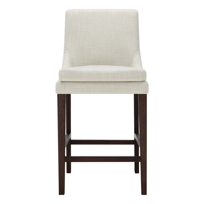 Tabouret de bar et de comptoir Niara, Tabouret de comptoir (siège d'une hauteur de 26 p, Lin Performance Effie
