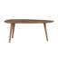 Surya Solid Wood Three Leg Coffee Table
