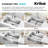 KRAUS Standart Pro Apron Front Farmhouse 16 Gauge Bowl Stainless Steel Kitchen Sink-98629471-98155439