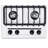 24" Wide 4-Burner Gas Cooktop