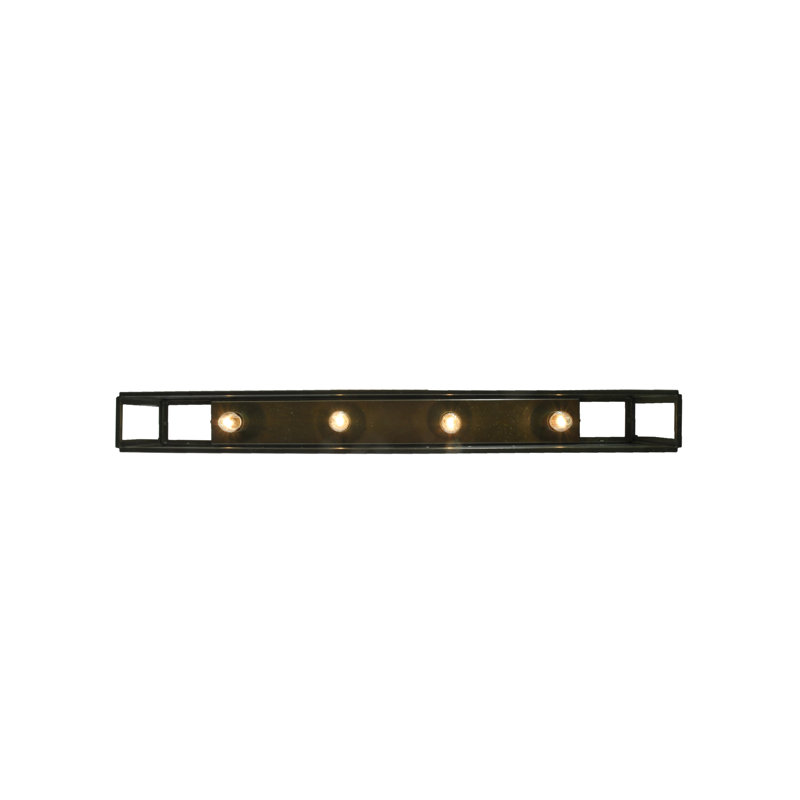 Affinity 4 - Light Semi Flush Mount, Weathered Brass