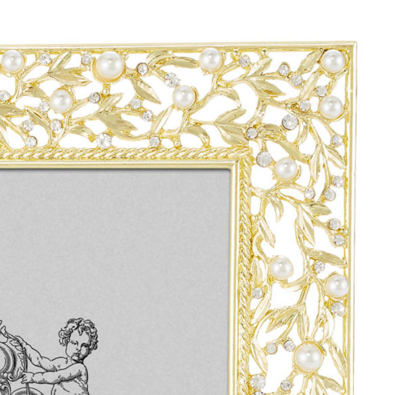 Eleanor Metal Picture Frame, 5" x 7", Silver