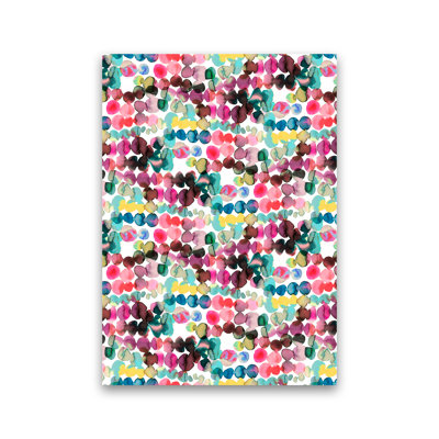 Ink Bleeding Dots Pink - Print