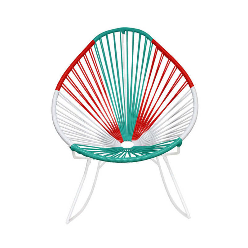 Chaise berçante Innit Designs Acapulco, Blanc, Mexique
