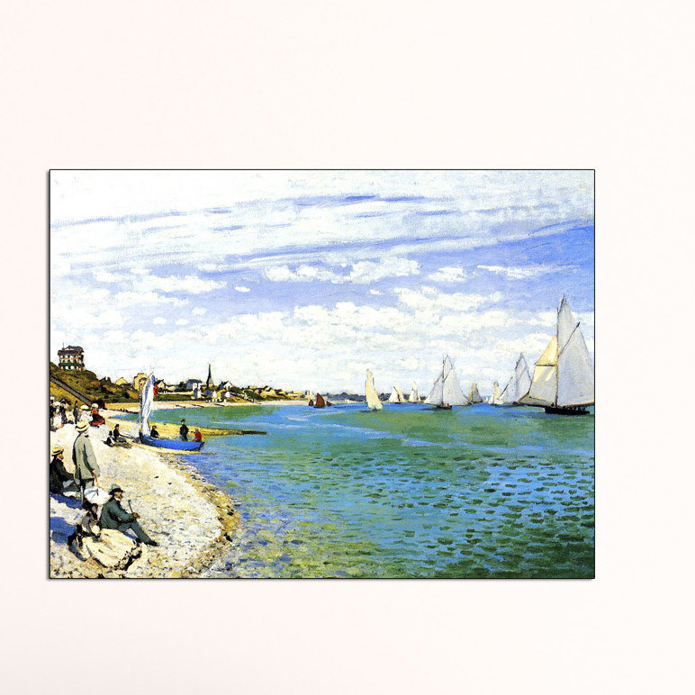 Claude Monet - Wrapped Canvas Painting, 60cm H x 80cm W x 1.8cm D