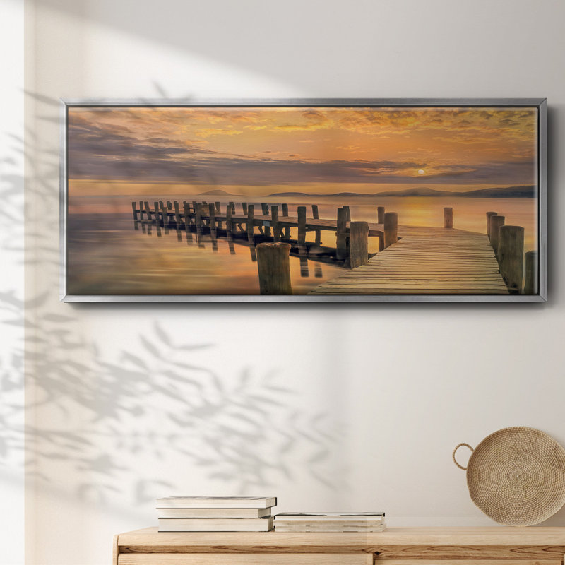 Reaching Out- Framed Canvas, 24" H x 60" W