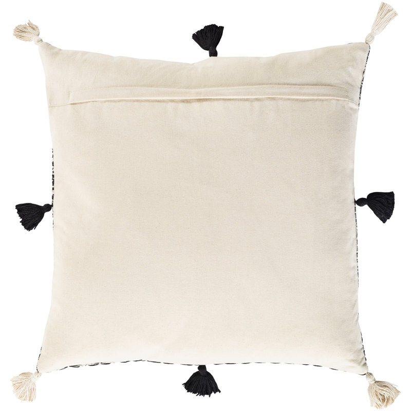 Justine Cotton Throw Pillow Cover, 18" H x 18" W