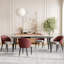 Chaise d'appoint rembourrée en similicuir Modern-1274709404