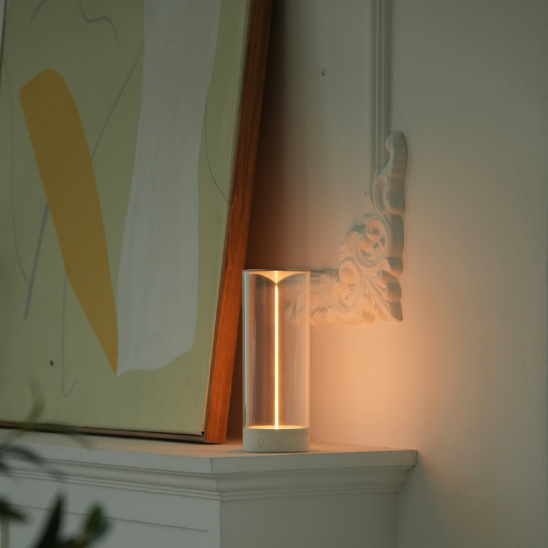 AUGE LIGHT Jeryka Novelty Ambient Table Lamp, White