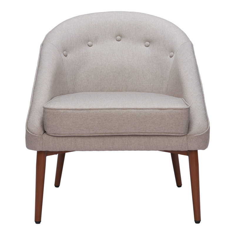  Fauteuil demi-tonneau gris