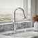 Riff Pull-Down Kitchen Sink Faucet with Three-Function Sprayhead, Single-Handle Kitchen Faucet