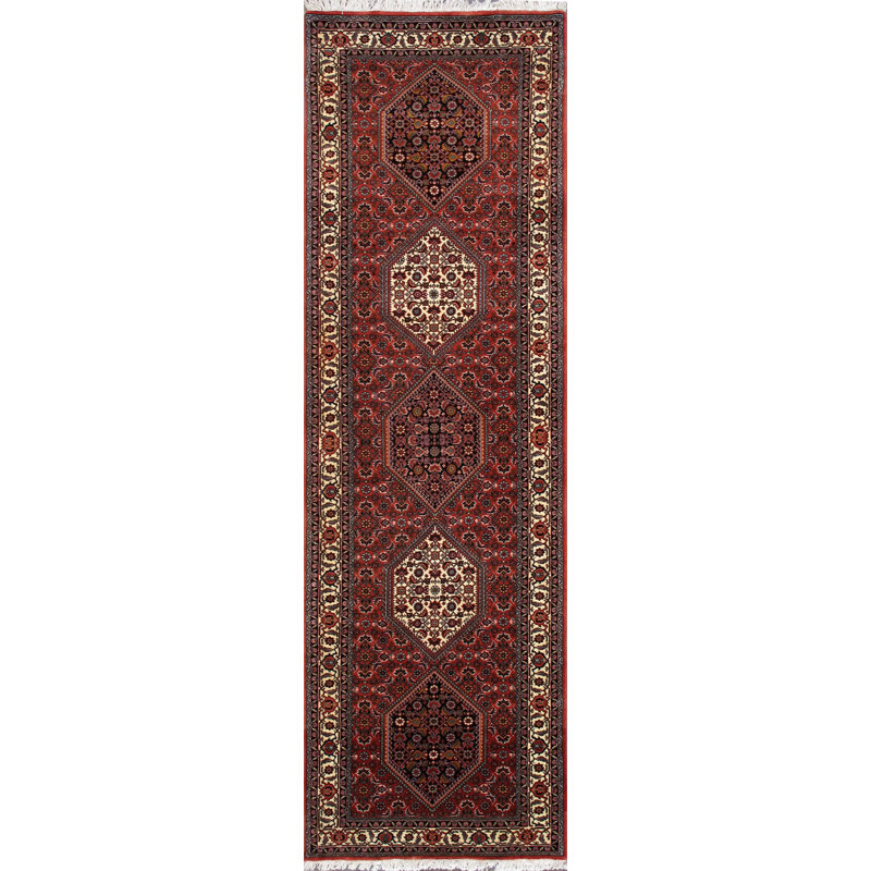 Tapis rouille en laine noué à la main Shirvan - 2 pi 11 po x 9 pi 10 po