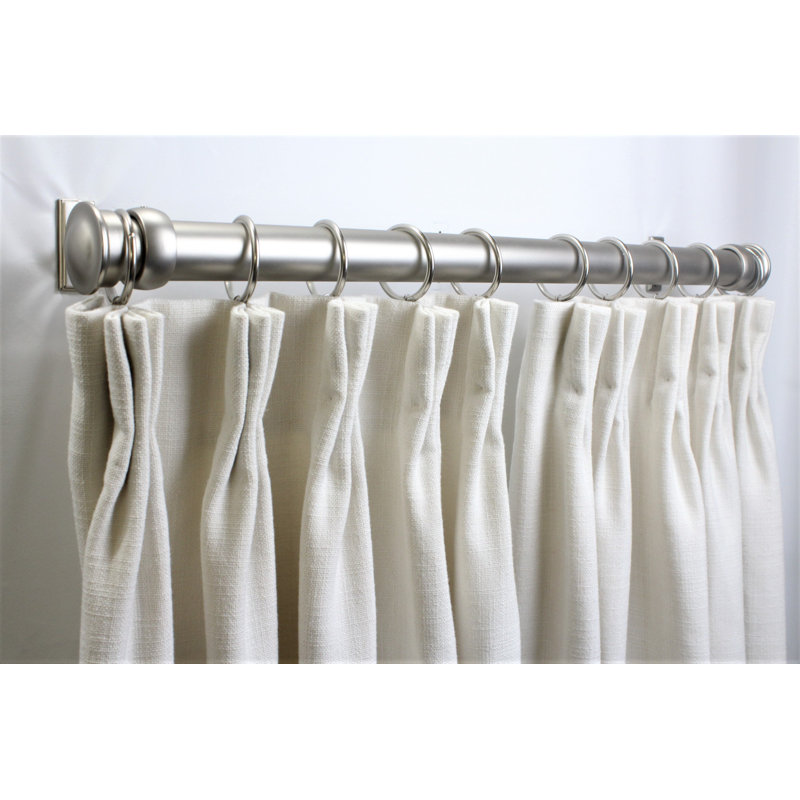 Accessoire de quincaillerie pour rideaux, L 48 po, Étain