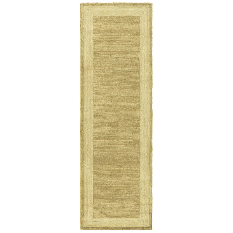 Tapis de couleur unie Taran Easy Care, Tapis de couloir 2 pi 6 po x 8 pi