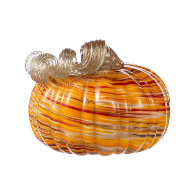 Citrouille en verre 6 po