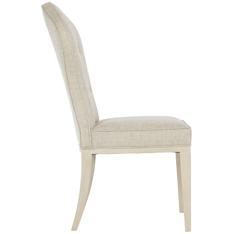 East Hampton Tufted Upholstered Dining Chair in Gray