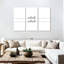 Inhale Exhale - ensemble de 3 toiles tendues-1247873720