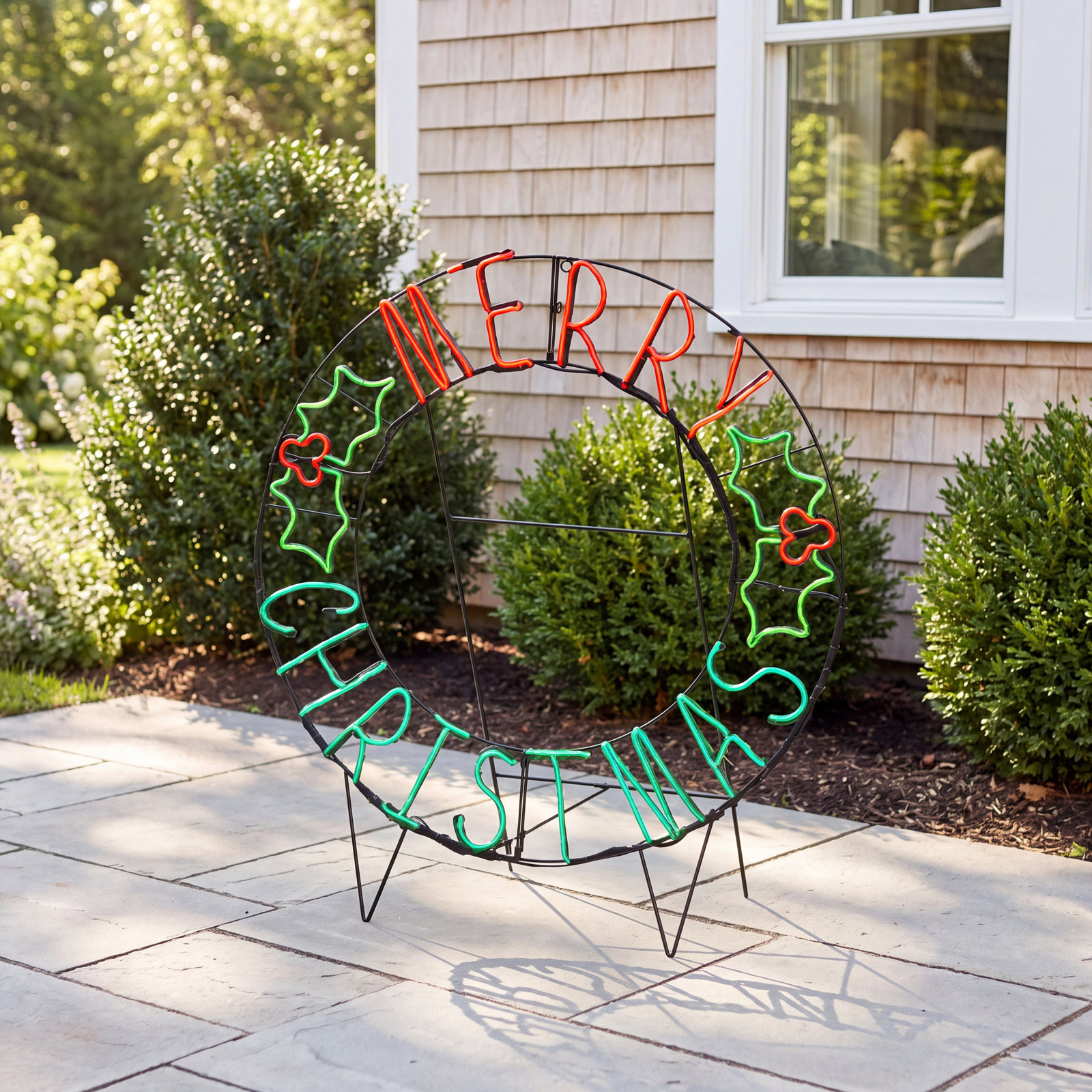 Merry Christmas Lighted Display
