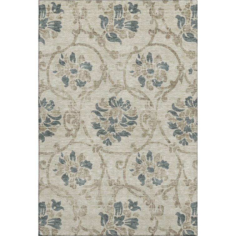 Premium Machine Washable Prisco Beige Rug