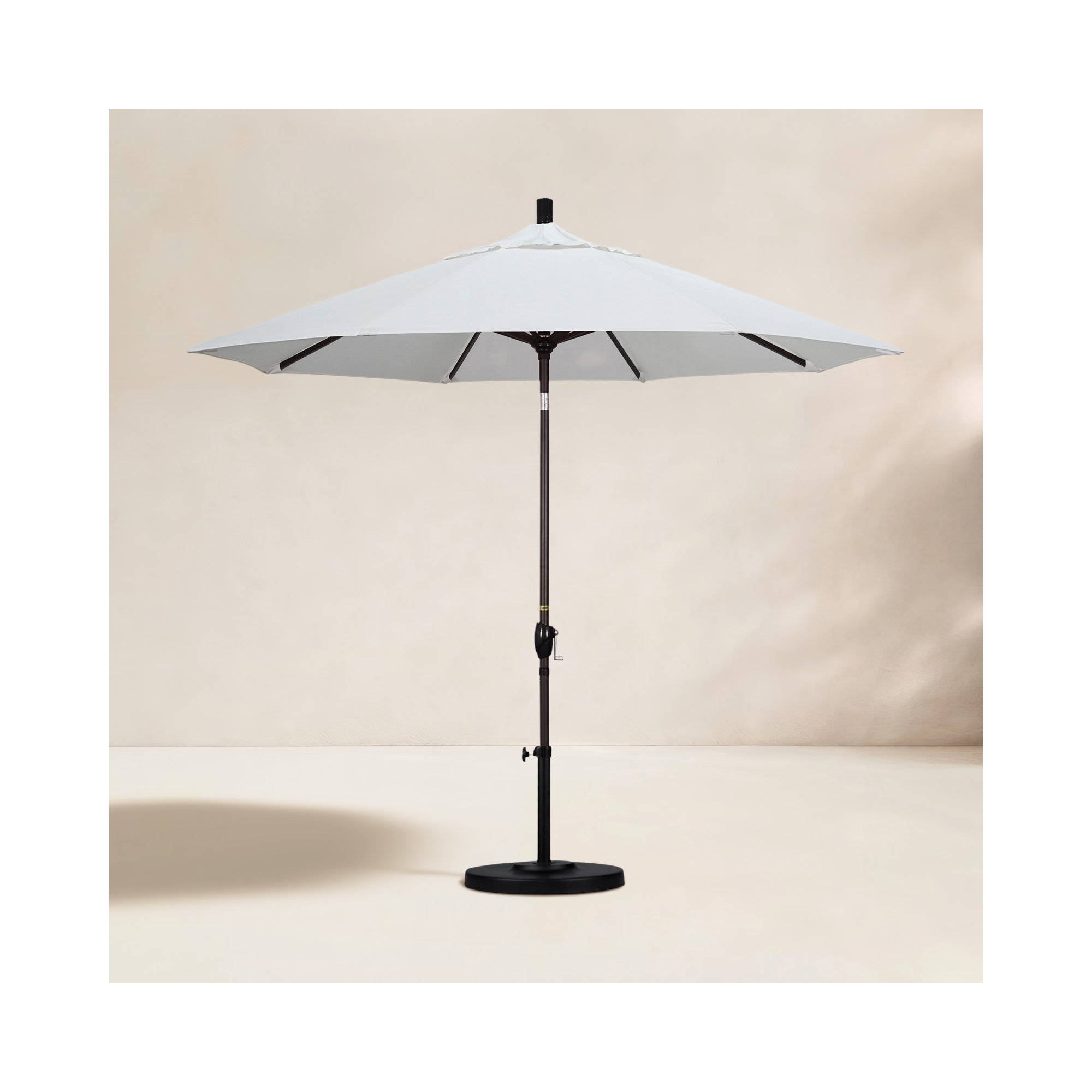 Iuka 108'' Outdoor Umbrella, Canvas Natural Sunbrella® Canvas
