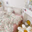 Ensemble de housse de couette chic 100% coton imprimé de fleurs-110239081-110239095