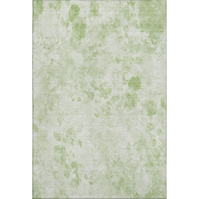 Premium Machine Washable Prisco Aloe Rug