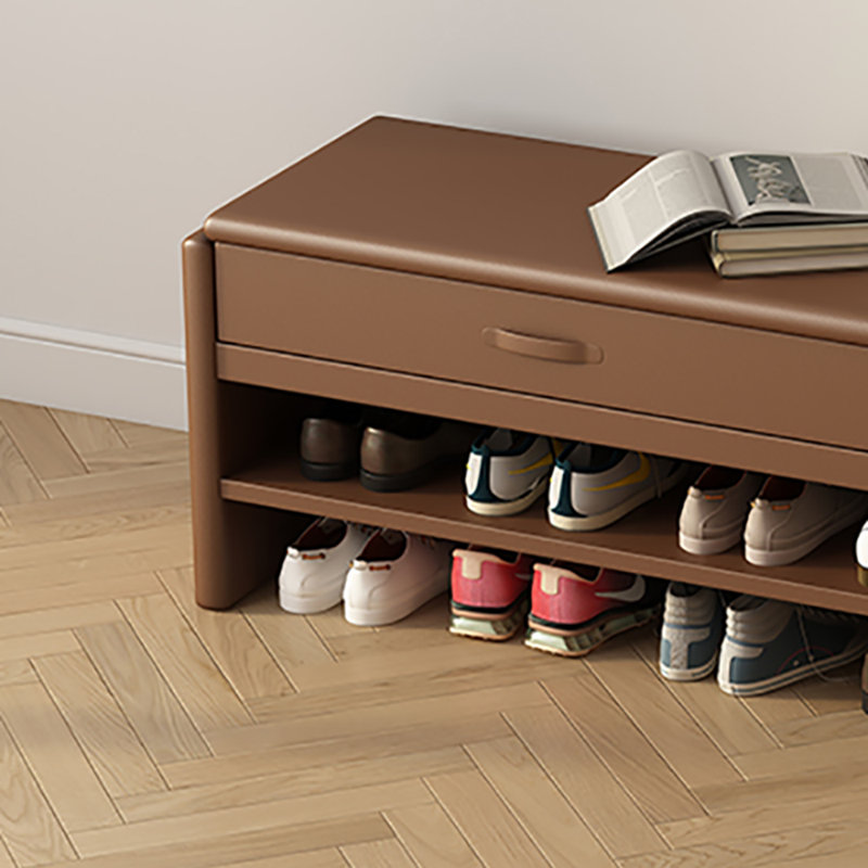 47.2in Shoe Storage Bench, Coffee