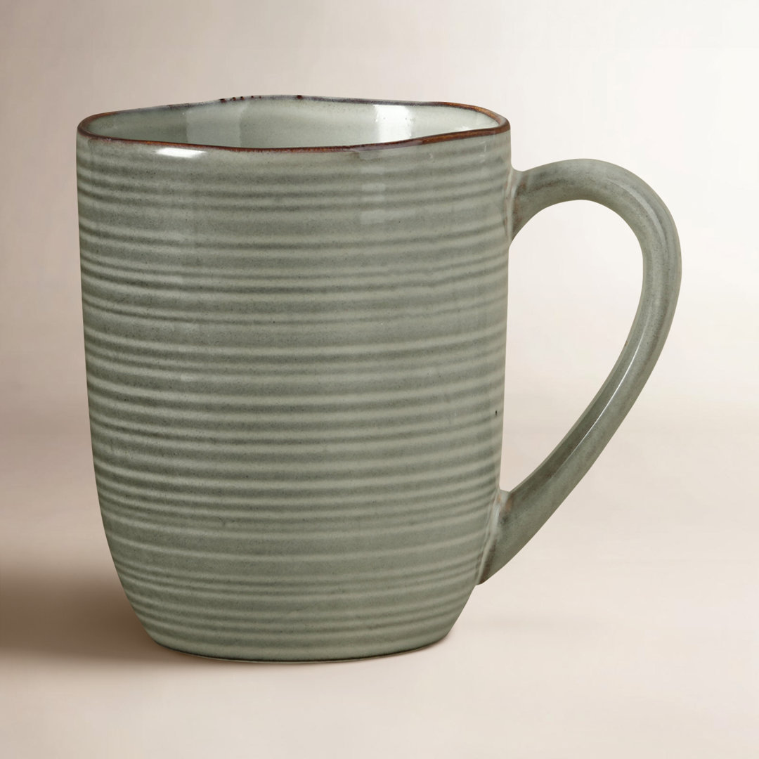Fellows 4 Piece Stoneware Coffee Mug Set Birch Lane™ 