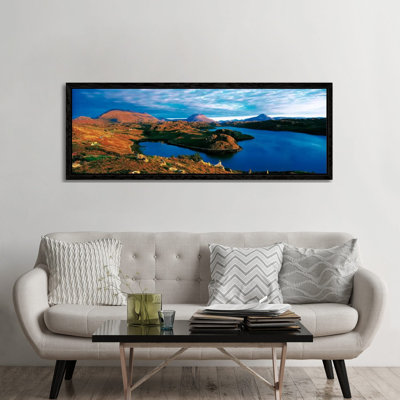 Loch Inchard Sutherland Scotland 1 Piece Panoramic Wall Art on Canvas