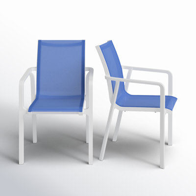 Farrah Stacking Patio Dining Armchair by AllModern