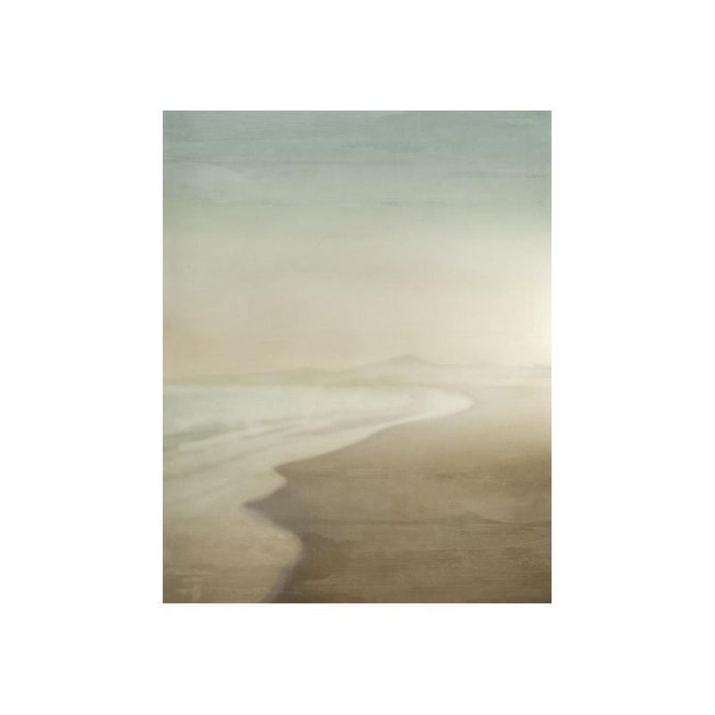 Misty Shore Print by Elena Carlie, 50" H x 40" W x 1.5" D, Outdoor