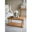 Table basse rectangulaire à 2 niveaux 36x18x18 "