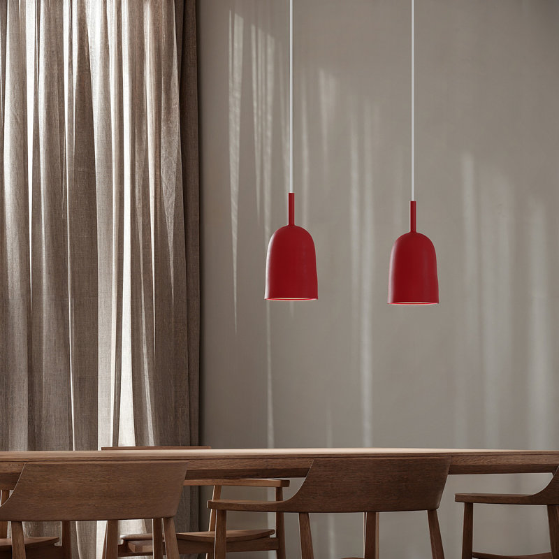 Vessel Pendant Light, 24" H x 14.5" W x 9" D, Poppy, White
