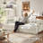 78.8''Sleeper Couch Bed for Livingroom,Convertible Modular Sofa with Armrest Pillow,Modular Foldable Corduroy Couches in a Box,No Assembly-1191320741