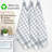 Cotton Plaid Jacquard Dish Cloth Kitchen Towel-1433425581