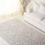 Tapis ivoire / gris touffeté à la main Damask-95179630