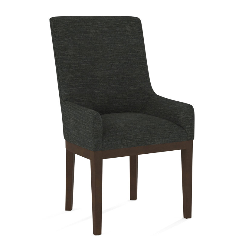 Upholstered Arm Chair, Nutmeg, Applause Archway Grey
