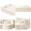Canapé-lit moderne au sol pour lit simple, canapé-lit pliant en tissu avec matelas de 15 po et 2 coussins, canapé convertible à 2 places pour le salon, la chambre d'amis, aucun assemblage requis-1269622276