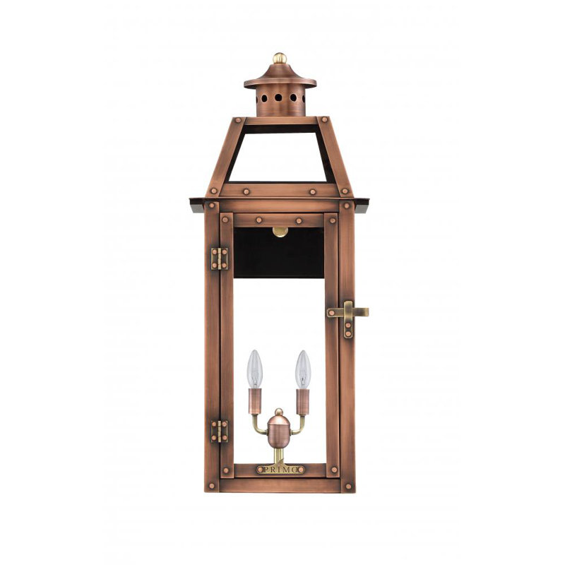 Beinville Outdoor Wall Lantern, 20" H x 9" W x 10.5" D
