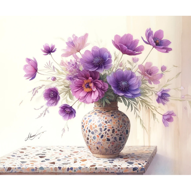 «Lavender Blossom Beauty», reproduction d'art sur toile tendue, H 20 po x l 20 po x P 1,5 po