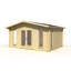 Lasita Elgin 16 x 12 Ft. Premium Log Cabin With Tempered Double Glazing (44mm)
