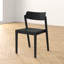 Chaise d'appoint empilable en bois massif-1284190172