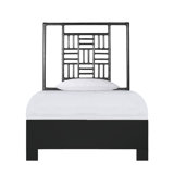 Finn Twin Extra Long Bed, Turquoise