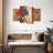 " Wooden Ping Pong " 4 - Pieces-1011894658