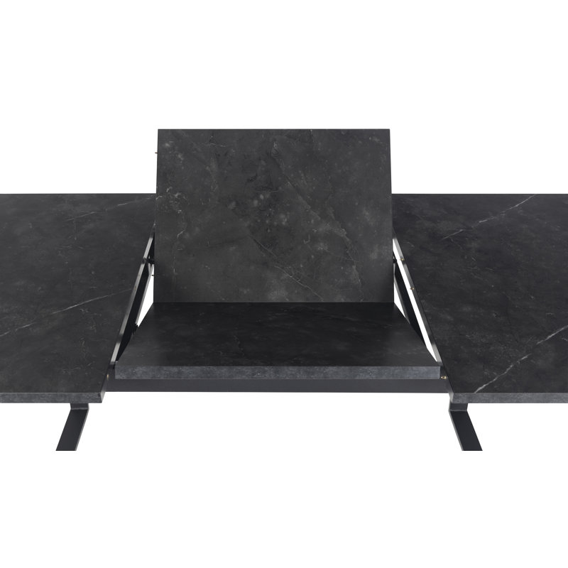 Aydelotte Extendable Metal Base Dining Table