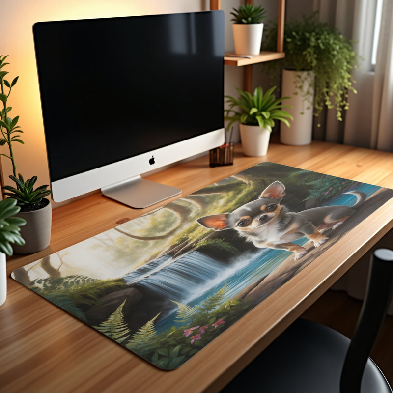 Polyester Desk Pad, 23.6x13.8