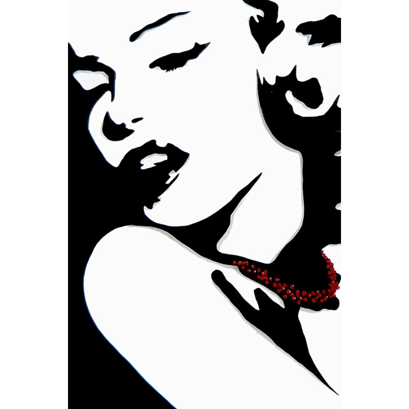 " Marilyn ", 36" H x 24" W x 1.5" D