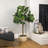36'' Faux Fiddle Leaf Fig Tree in Wicker/Rattan Basket