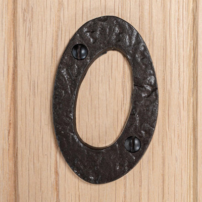 7.8cm H Iron House Number